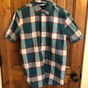 Hurley Casual Short Sleeve Shirt - Men's Medium